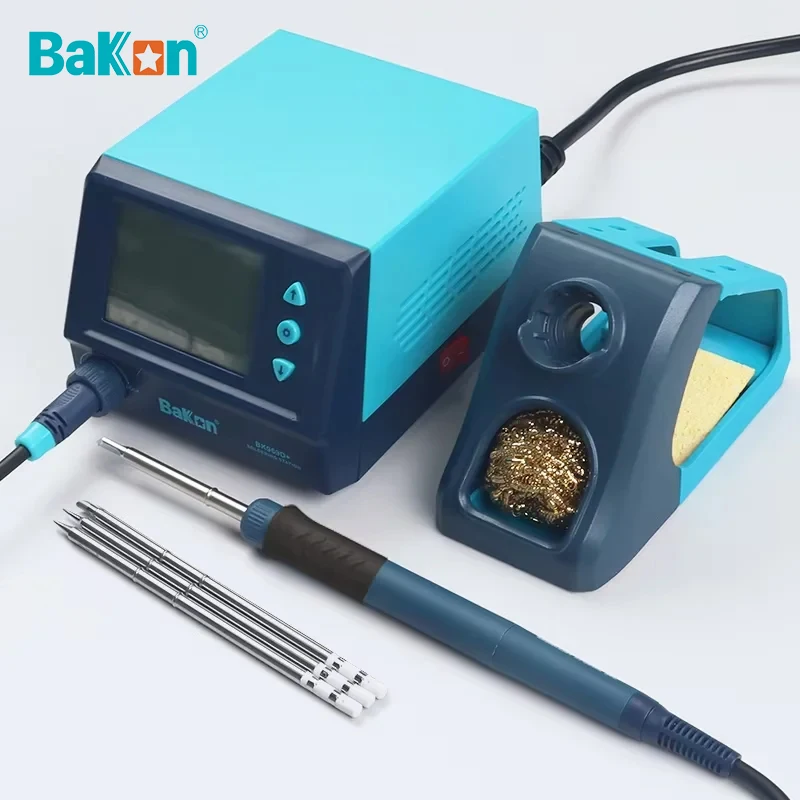 

Bakon 75W Soldering Station T12 Welding Equipment Auto Sleep Intelligent Constant Temperature Welding Machine BK969D+