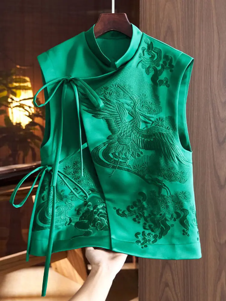 

Vintage Line Dance Clothing Competition Costume Women Flamengo Shirt 2024 Party Jazz Embroidery Modern Suit Latin Loose Tops