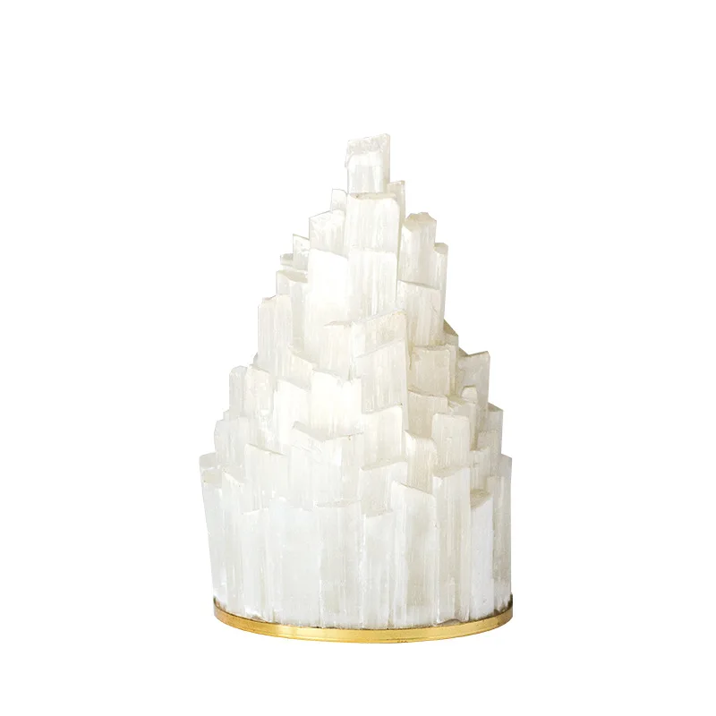 

Creative natural gypsum ore tower charging