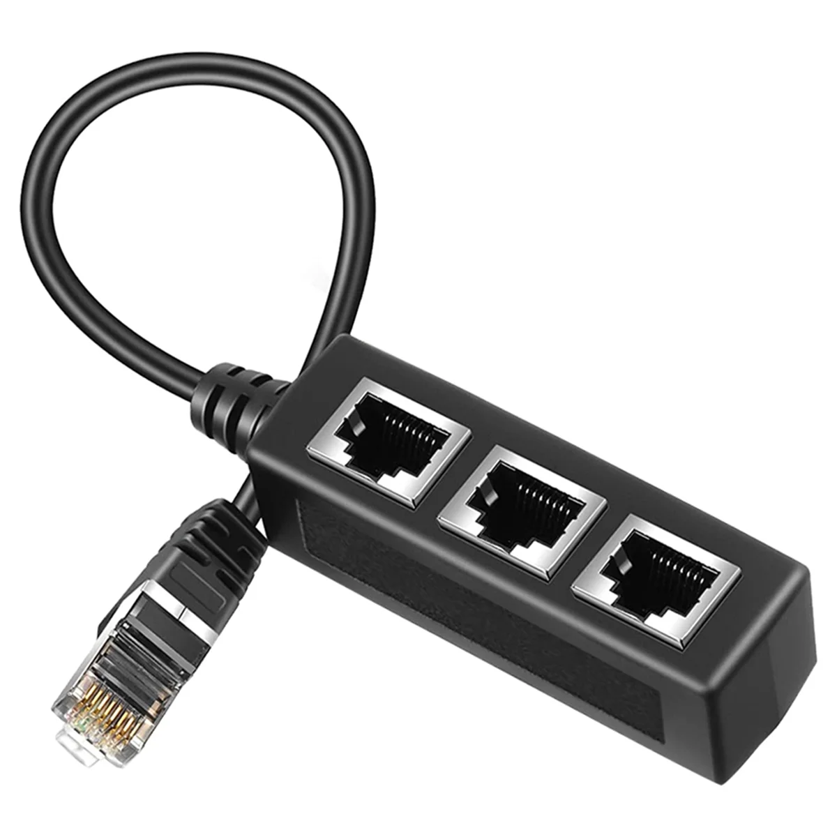 Rj45 Ethernet Splitter Adapter, Ethernet Splitter 1 Tot 3, Voor Thuis, Kantoor, School Netwerk Uitbreiding