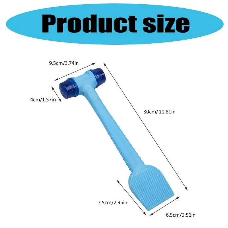 

3 In 1 Installation Double Head Rubber Hammer Tool for Flooring and Tile Work