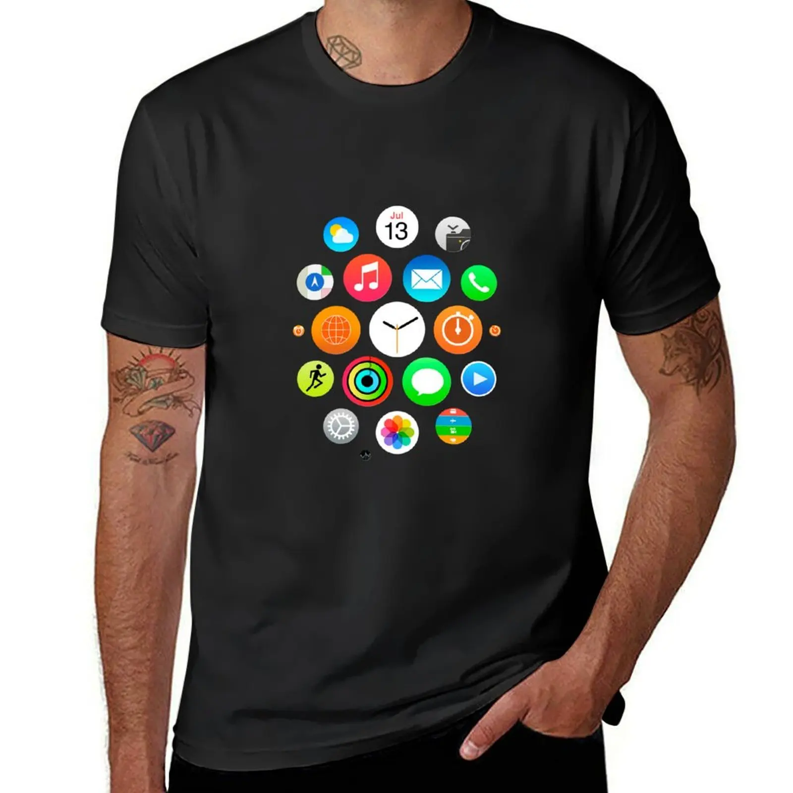 Apple Watch Face - Apps T-Shirt cute tops shirts graphic tees customs design your own big and tall t shirts for men