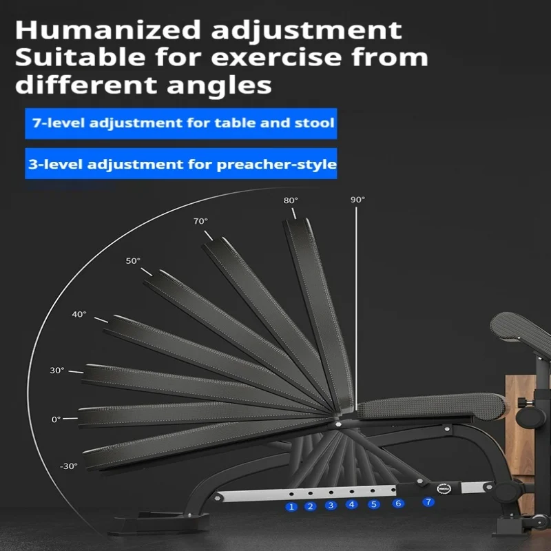 Fitness Chair Dumbbell Stool Bird Stool Bench Press Training Stool Supine Board Fitness Exercise Fitness Chair Integrated