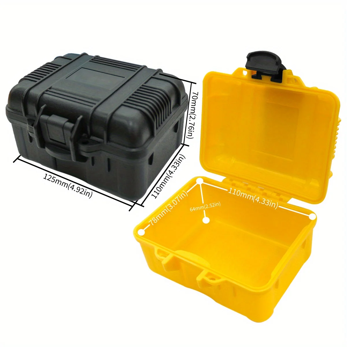 1pc Portable Watch Case, Durable Plastic Watch Storage Box, Fall Prevention Watch Organizer, Protective Moisture-proof Watch Box