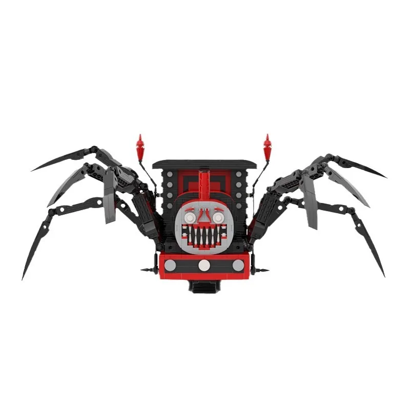 Horror gioco ChooChooed Charles Building Blocks Monster Spider Train Animal con Demonic MOC Model Brick Toy Kids Adult For Gift