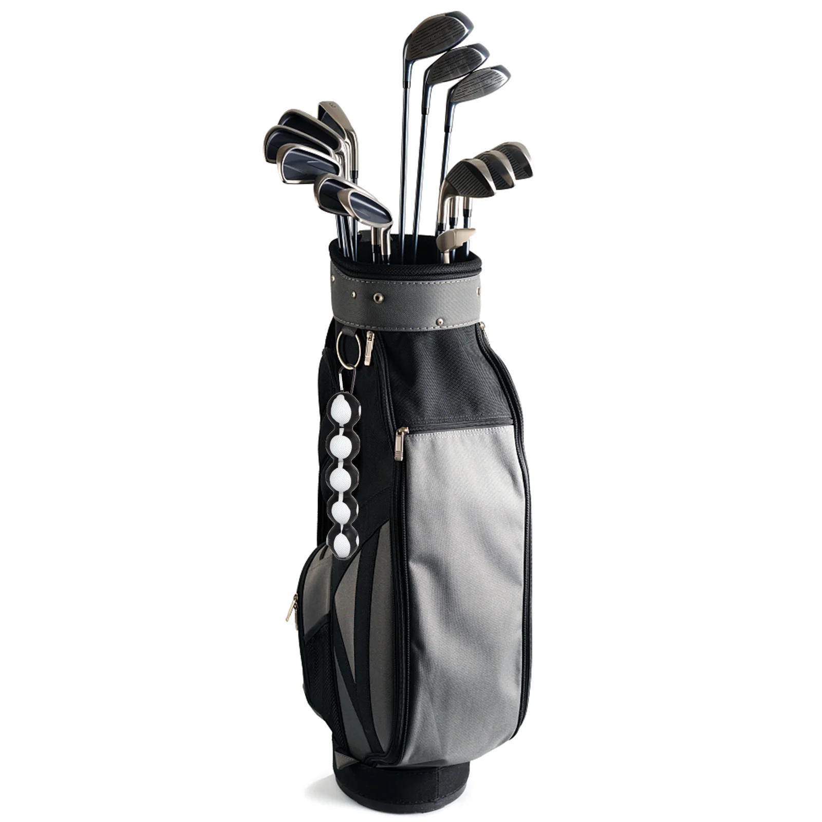 

Golf Ball Holder Silicone Wear-Resistant Portable Non-Stick Easy Accessories for Men Outdoor Golfing Ball Pouch