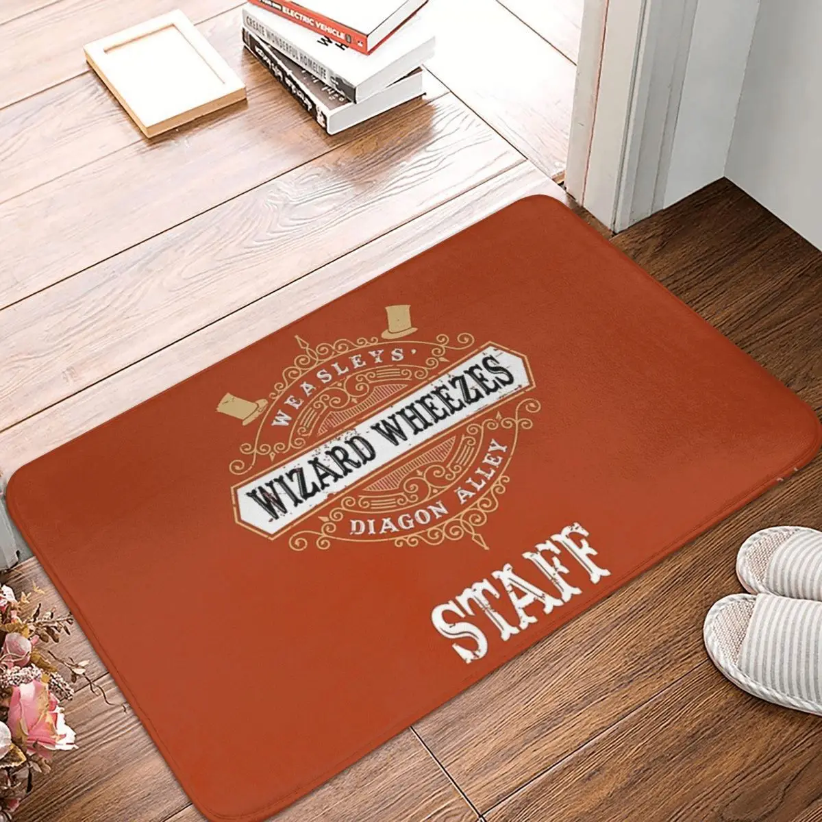 Weasleys Wizard Wheezes Staff 40x60cm Carpet Polyester Floor Mats Retro Living Room Home Decor