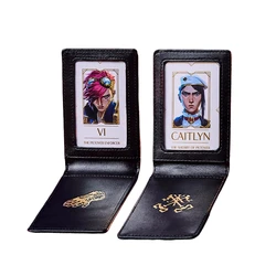 Lol League of Legends Arcane Season 2 Vi Caitlyn Kiramman Id Card Sleeve Game Peripherals Decoration Model Kid Toys Gift