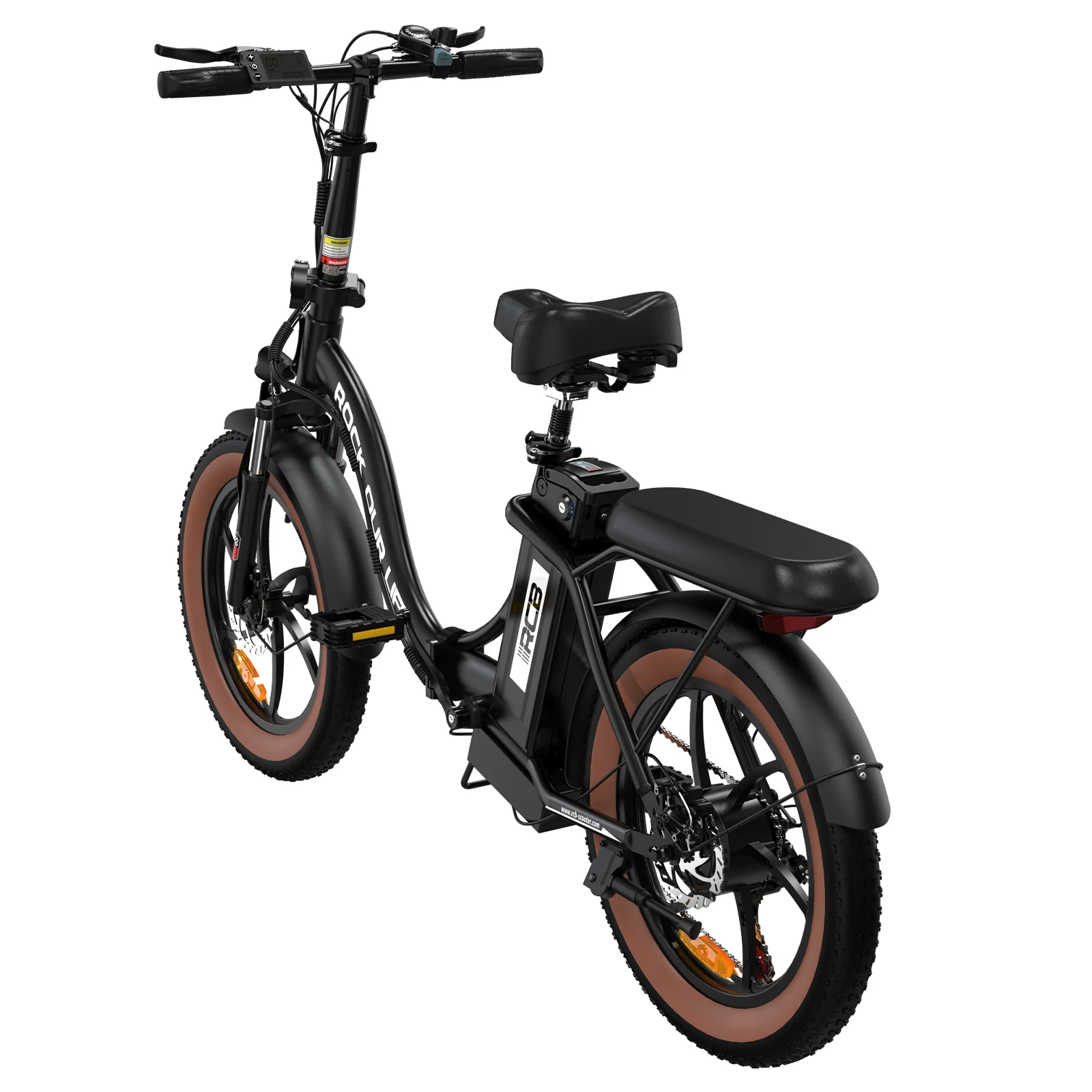 EU UK Stock Foldable Full Suspension 20 Inch 500W Carbon Steel Folding Bicycle view 4