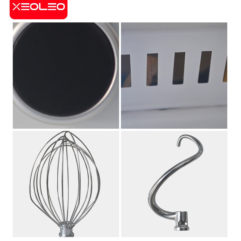 XEOLEO حامل كهربائي Mixe 380 واط خلاط متعدد الوظائف الكواكب 7 لتر وعاء 10 سرعة منخفضة الضوضاء آلة خلاط المطبخ خافق البيض