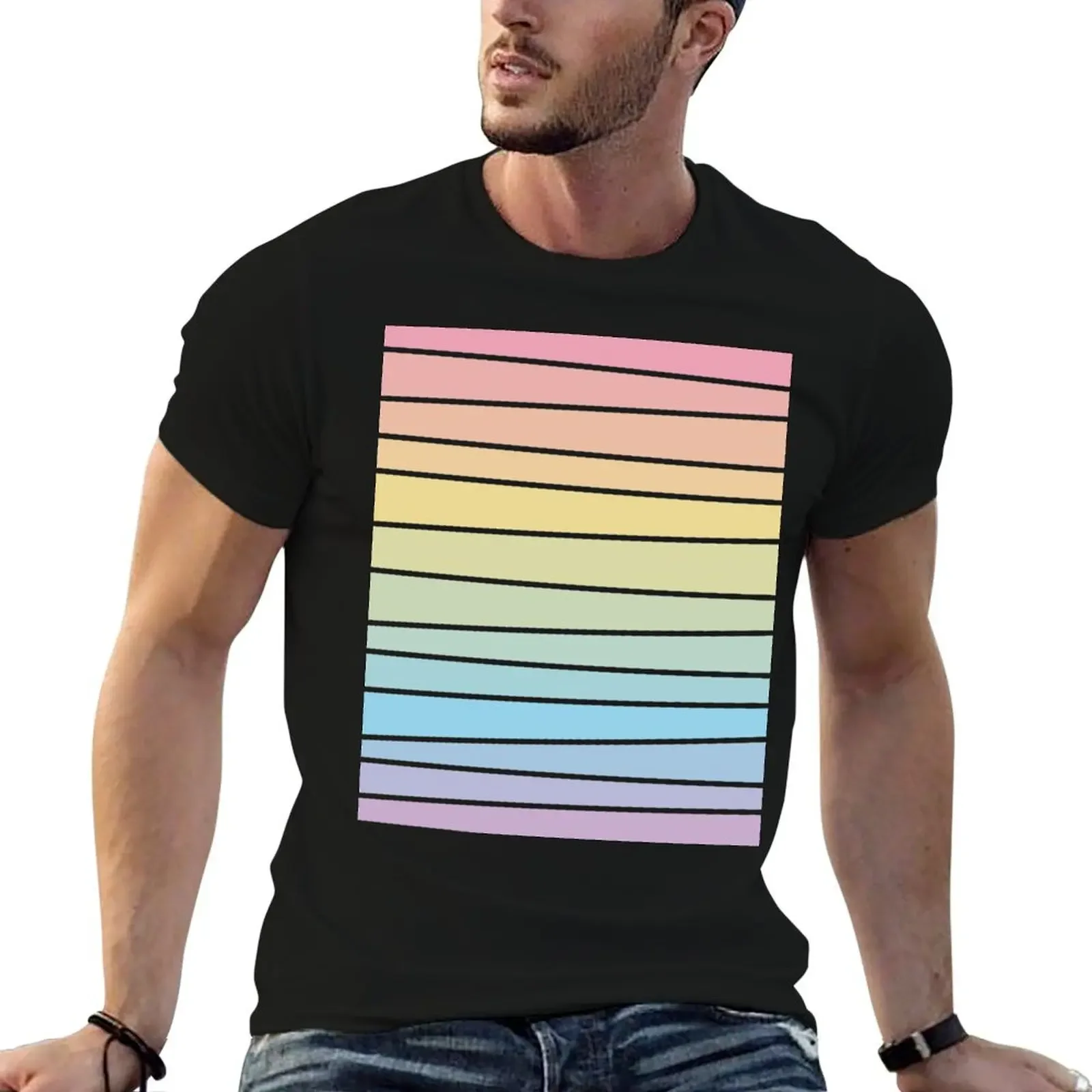 

Rainbow Shards T-Shirt summer top T-shirts man mens big and tall t shirts