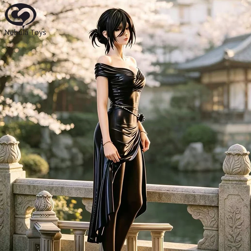 attack-on-titan-figure-mikasa·ackerman-figures-evening-dress-mikasa-action-figurine-doll-desk-decora-statue-model-toy-gifts