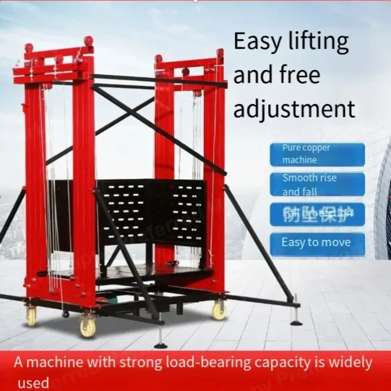 electric scaffolding elevator mobile lifting platform automatic remote control folding elevator