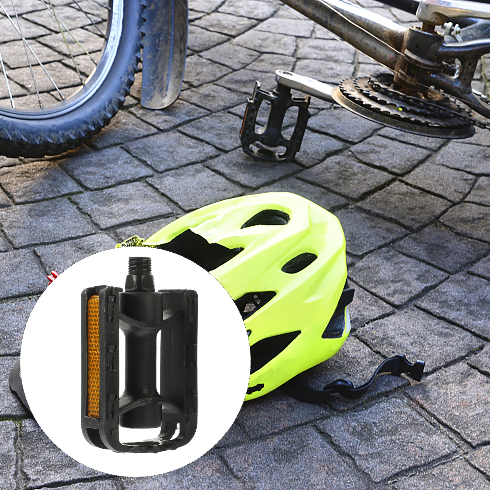 

Kids Bike Wide Stable Bicycle Pedals for Children Lightweight Durable Easy Assembly Cycling Accessories Road for Kids