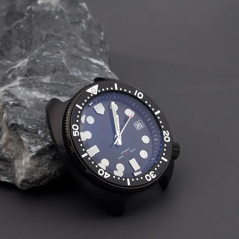 NH35 NH36 Automatic Mechanical Men\'s Watch 200m Waterproof Resistance Turtle Abalone Dive Watch Sapphire Crystal Stainless Steel