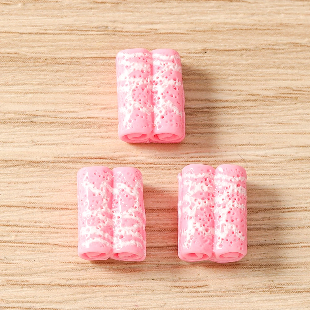 Tusember 15-teiliges Set Niedliche Hot Pot Harz-Anhänger (Ei, Fleisch, Mais, Pilz, Gemüse) für Schmuckherstellung, DIY-Taschen- und Schlüsselanhänger, Spielzeug – Detail 9