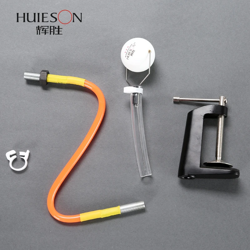 Huieson Standard Clamp-Base Goose Type Table Tennis Trainer with Fixed Bronze-Holed Balls for Fast Rebound Self Training