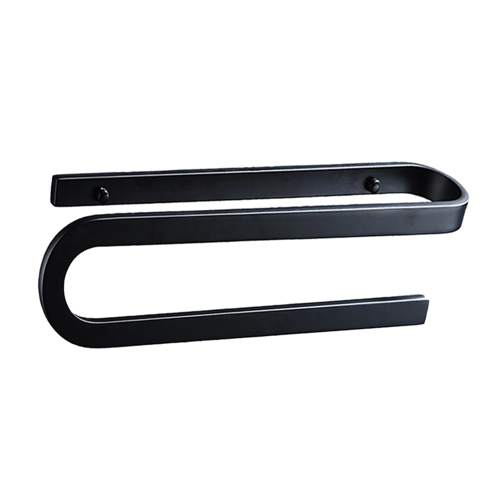 

Single Rod Towel Mounted Bathroom Holder Premium Material Easy Installation Fits Home Hotel Practical Organizer