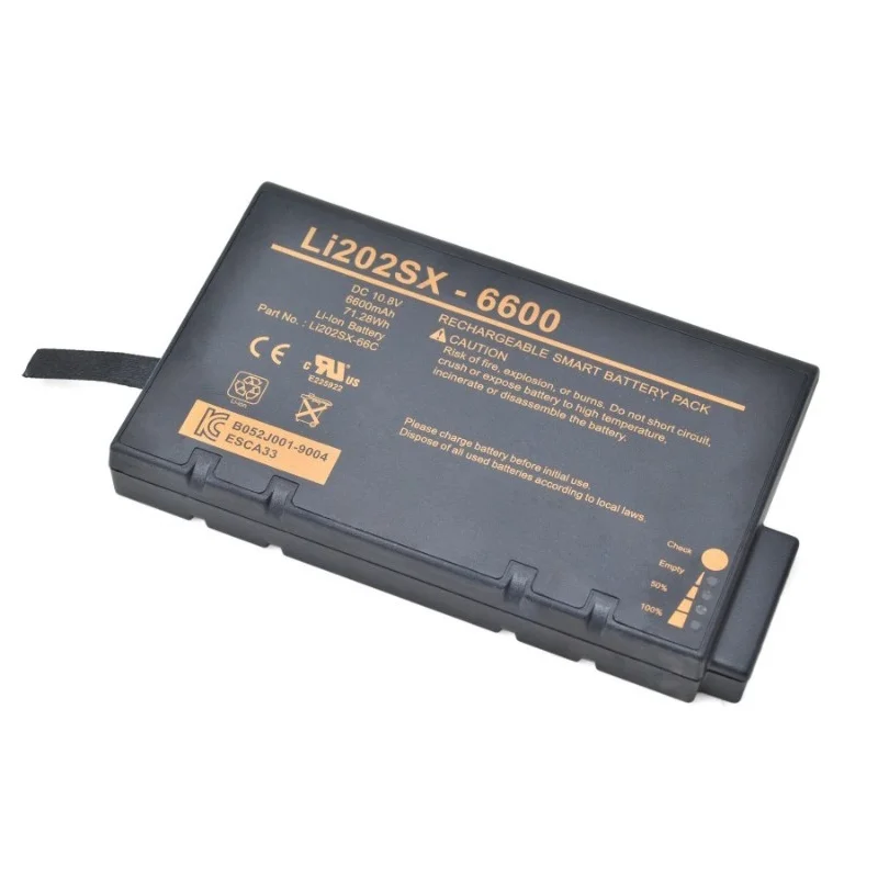 11.1V 6600mAh Battery For TSI LI202SX LI202SX-6600 LI202SX-66C 700028 9550 9510BD 9130 95330-01 9530-02 Replacement Battery