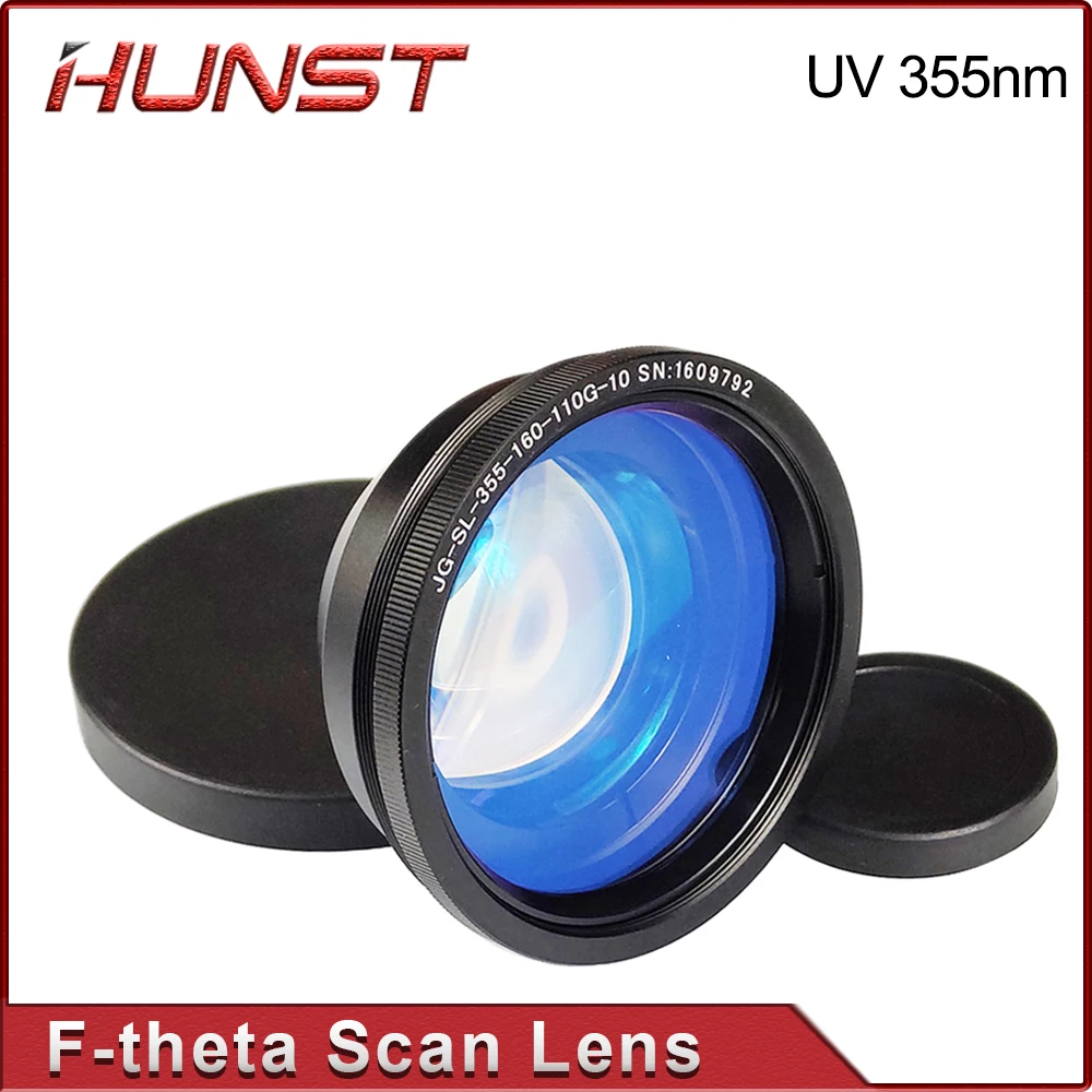 Hunst F-Theta 355nm Lente di scansione laser UV 70*70mm 110*110mm 175*175mm 200x200 300*300mm Specchio di campo per macchina per incisione laser UV