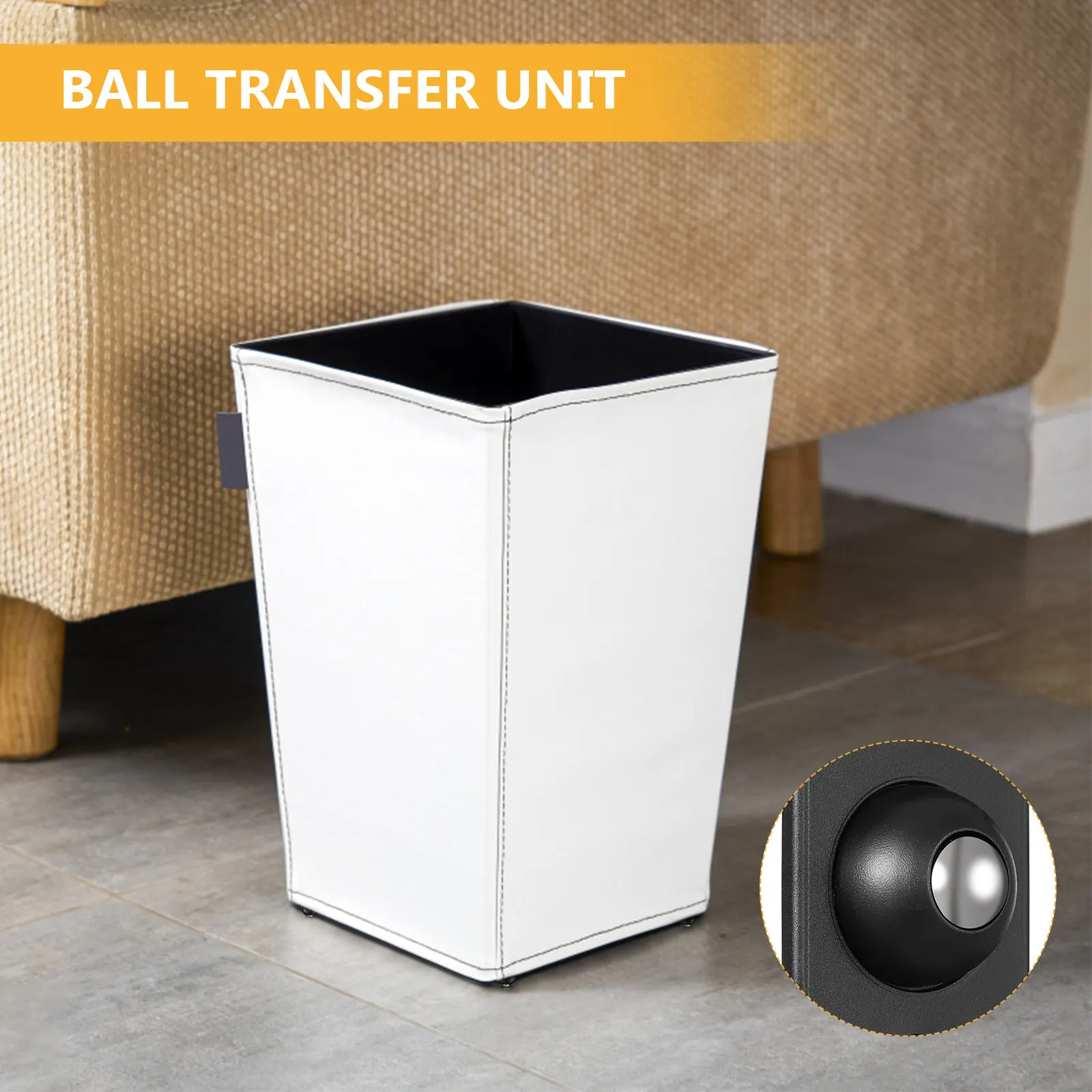 16Pcs 360 Degree Rotating Sticky Casters Heavy Duty Universal Pulley Wheels for Trash Can Storage Box Cabinet Flower Pot Home