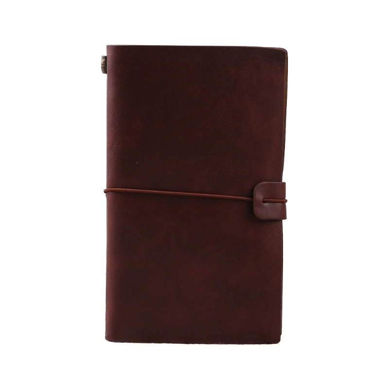 for Creative Leather Softcover Notebook Ink-proof Journal To-do List Travel Writing Notepad Birthday Gift for Kid Teen A