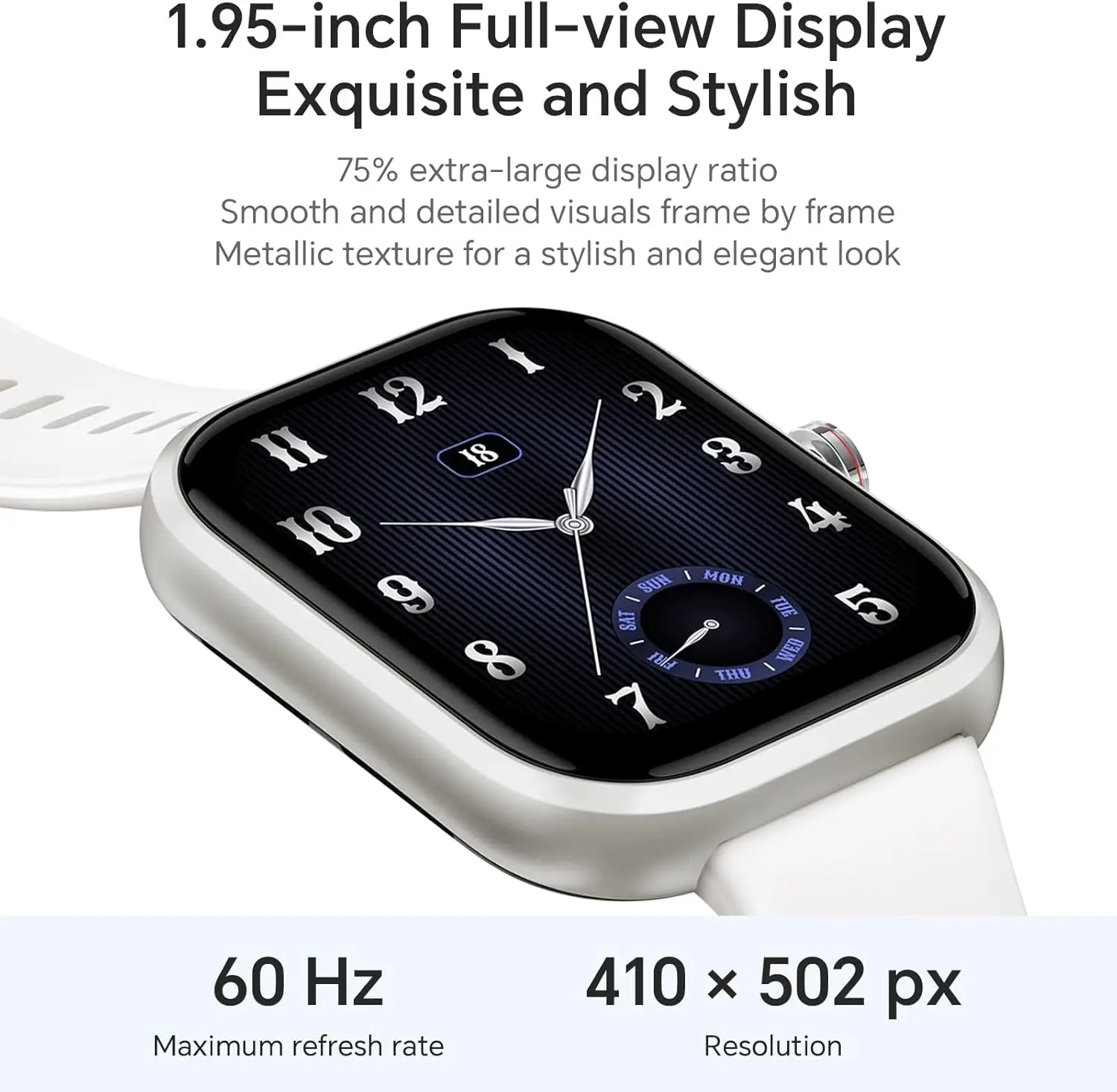 Global Version HONOR Choice watch 1.95 Inches AMOLED Screen All-day Health Monitoring 5ATM Bluetooth call Ultra-long Battery