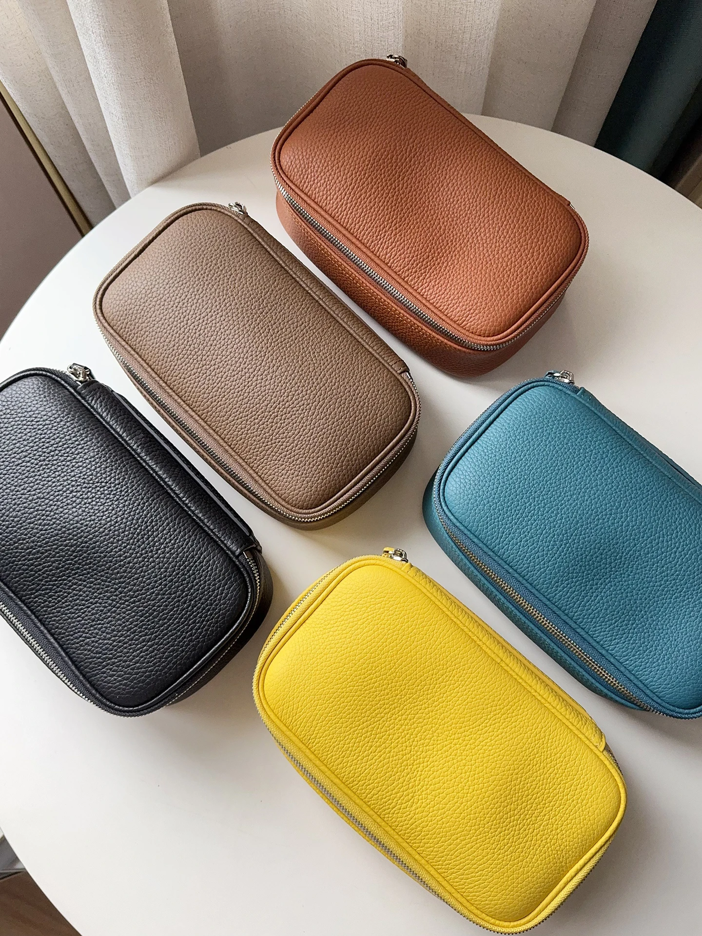 new-2026-portable-wash-bag-leather-zipper-cosmetic-bag-top-layer-cowhide-handbag-multifunctional-storage-bag-for-travel-and-c