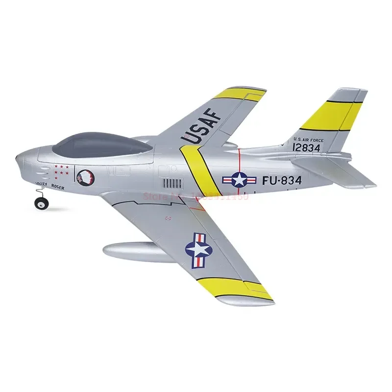 Blue Arrow 64mm F86 RC Electric Simulation Aircraft Fixed Wing Model Remote Control Assembly High Performance Fighter Adult Toy