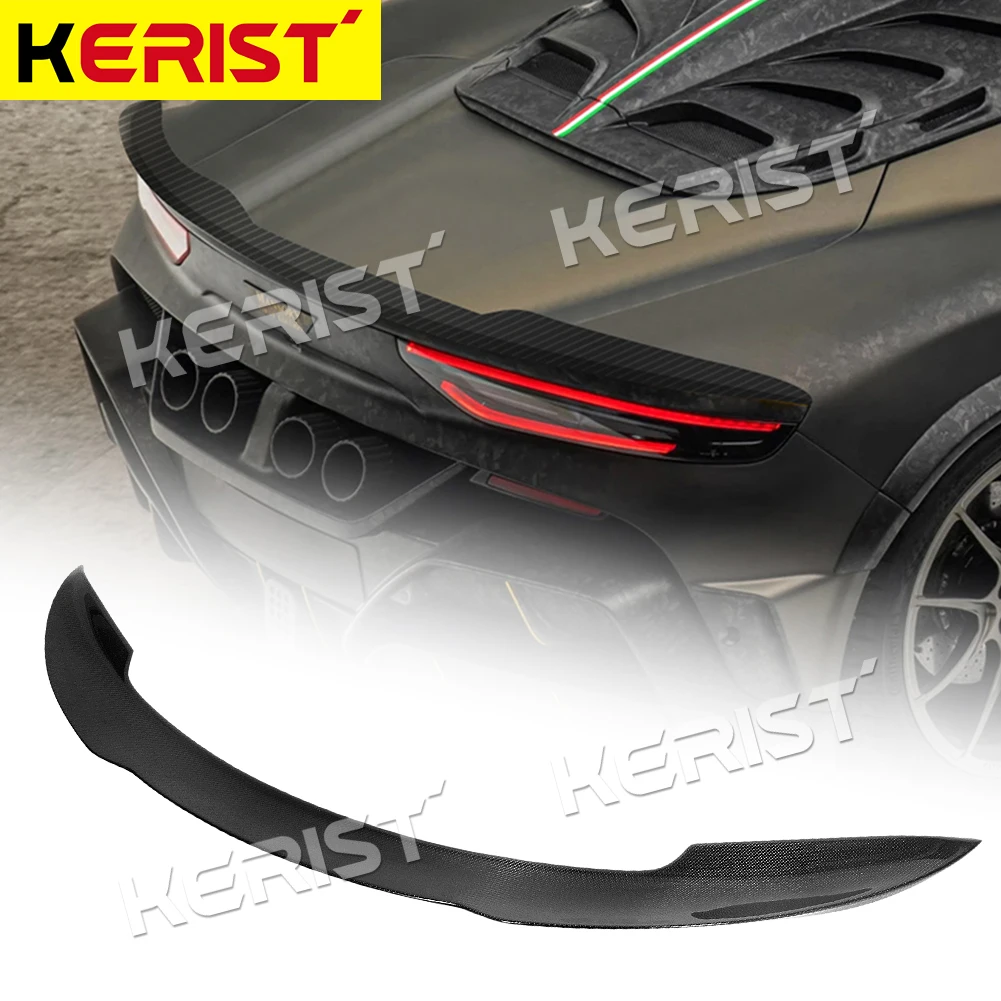 Carbon Fiber Trunk Rear Wing Ducktail Spoiler Lip For Maserati MC20 MAN-Style 2020-2023