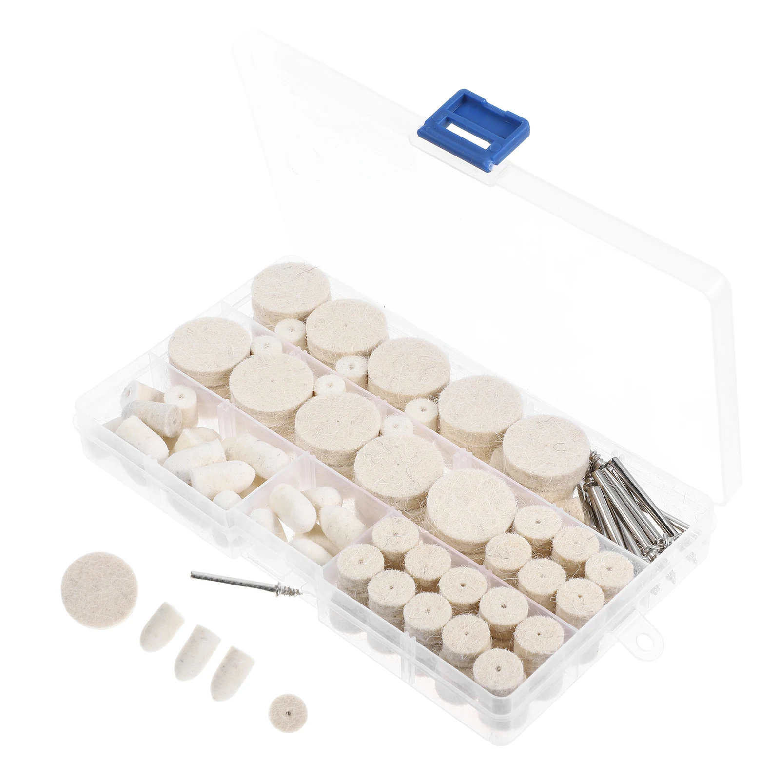 

1 set Wool Buffing Polishing Kit Rotary Tool Wheels Set Stainless Steel Buffing Polishing Wheels for Professional Use