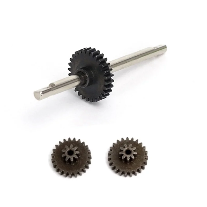 MACH-Metal Gearbox Transmission Gear Set For MN78 1/12 RC Car Upgrade Parts Accessories