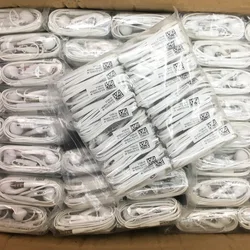 100PCS quality 3.5mm In-Ear Earphones Headphones With Mic Remote Control Earphone headphone for Samsung Galaxy S5 S6 S7