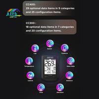 AEF6-GEOID CC400 Smart GPS Bike Computer Wireless Cycling Speedometer Road Bike Waterproof Bluetooth ANT+ Bicycle Odometer
