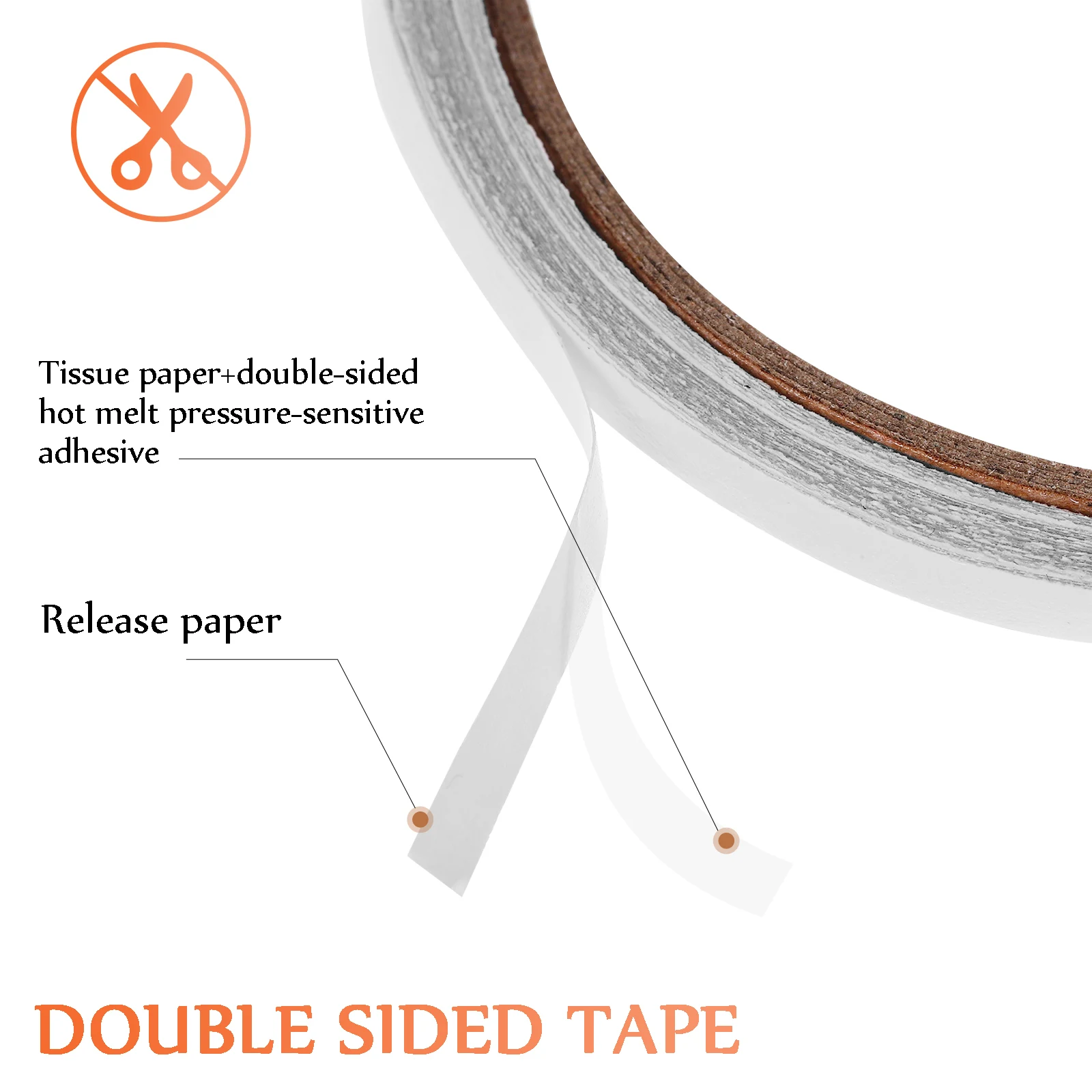 

6mm 9mm 12mm Double Sided Tape 7 5M Rolls Craft Scrapbooking Adhesive Paper Thin Art Two Sticky Strong Bonding