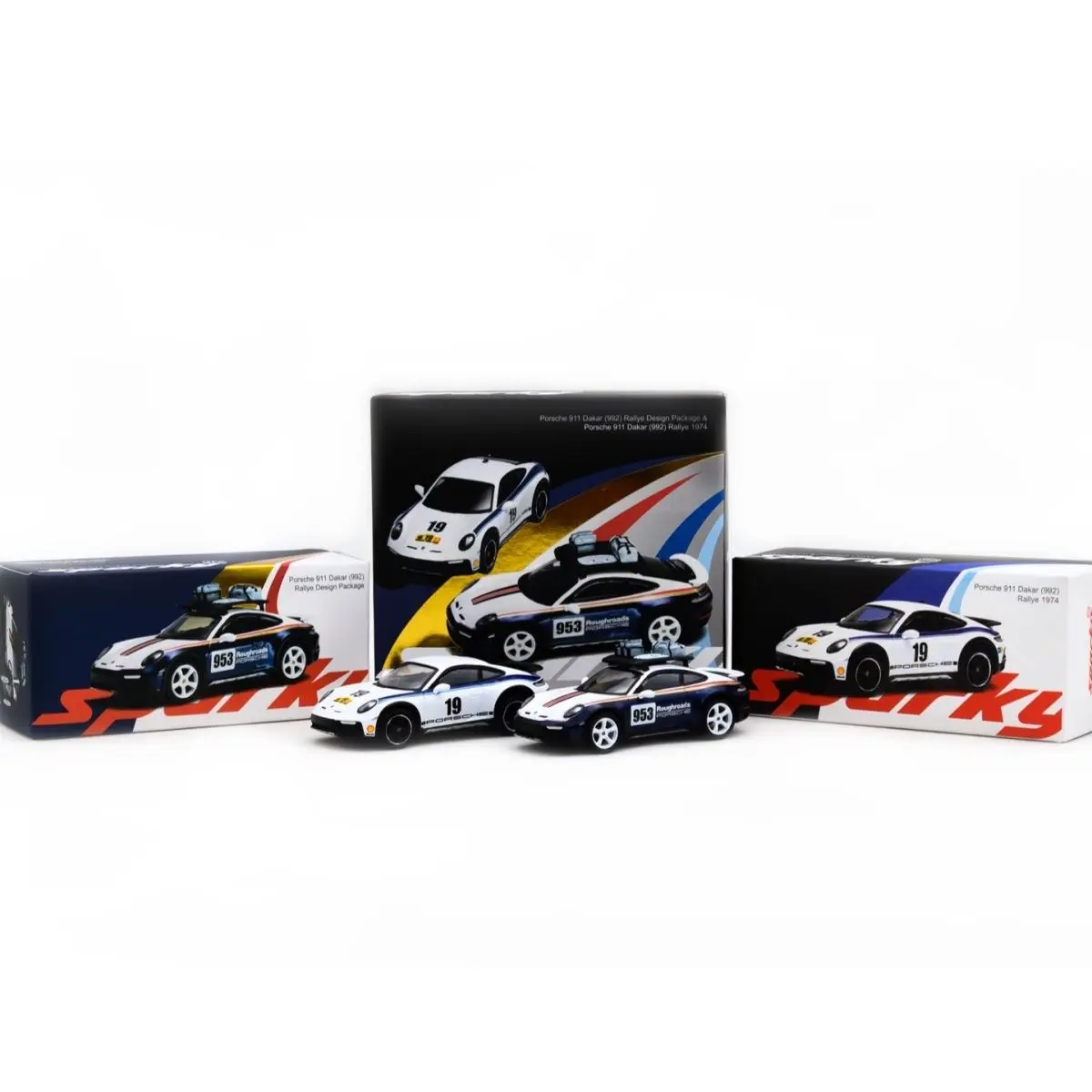 Sparky Collection 1:64 Porsche 911 962 917 Lamborghini, modelo de coche de carreras de aleación