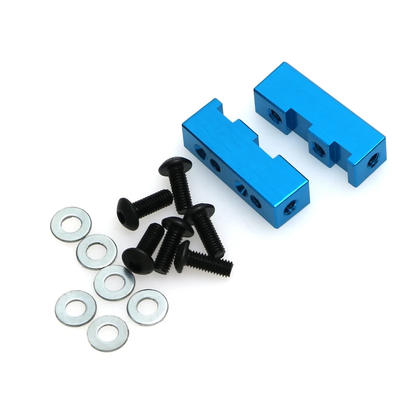 2Pcs Metal Servo Mount Fixing Bracket Replacement Accessories For Tamiya G601/GF01/WR02 54587 RC Car Upgrade Parts