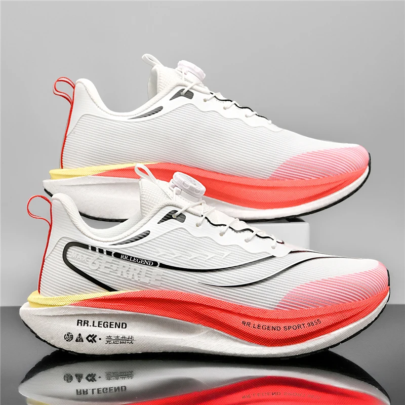 Men's breathable fashion casual four season unisex outdoor sneakers soft-sole speed running shoes comfortable racing sports shoe