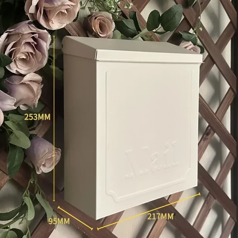 

Hot sales Iron Small Mailbox Mailbox Idyllic Wall Hanging Iron Sheet Suggestion Box Xinyu Mailbox Home
