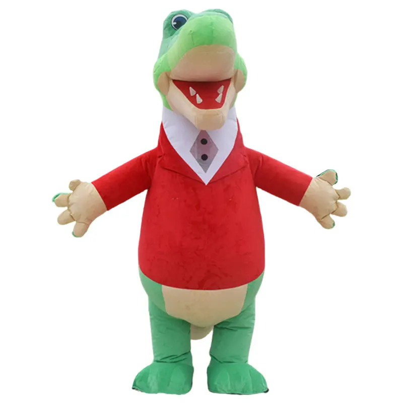 Giant Inflatable Crocodile Mascot Costume for Adult Cosplay