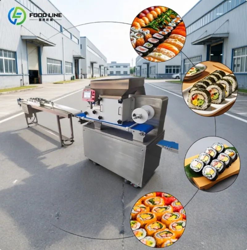 Automatic Onigiri Sushi Machine Triangle Rice Ball Sushi Maker Machine Production Line