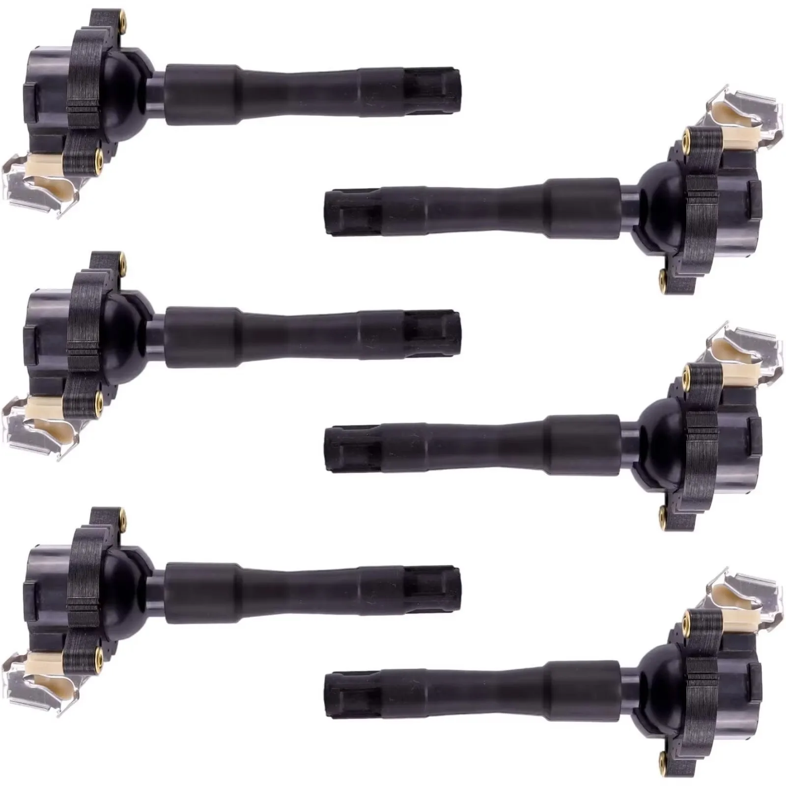 US UF354 Set of 6 Ignition Coils Compatible With BMW Land Rover Bentley Rolls-Royce L4 V6 V8 V12 Compatible with C1239 UF-300