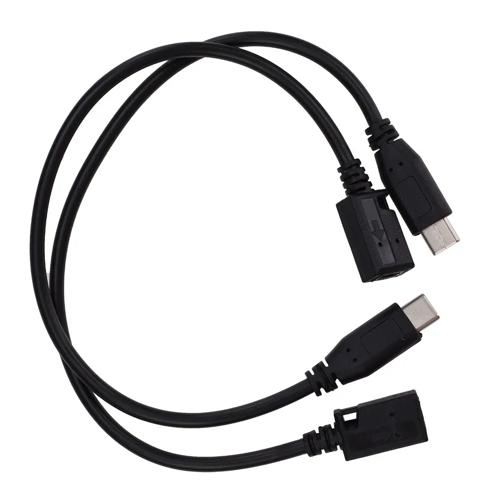 100 stücke Schwarz Typ C USB 3,1 Stecker Auf 5pin Mini USB Buchse Konverter Lade Daten Sync Kabel Adapter