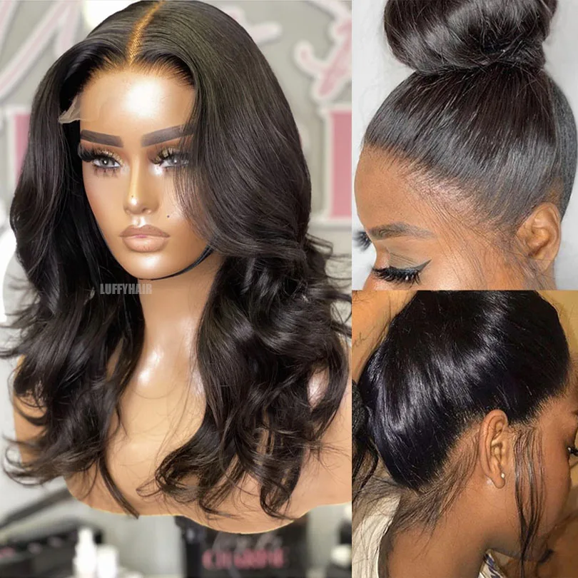 Natural Wave Silk Base Full Lace Human Hair Wigs Peruvian  display picture 3