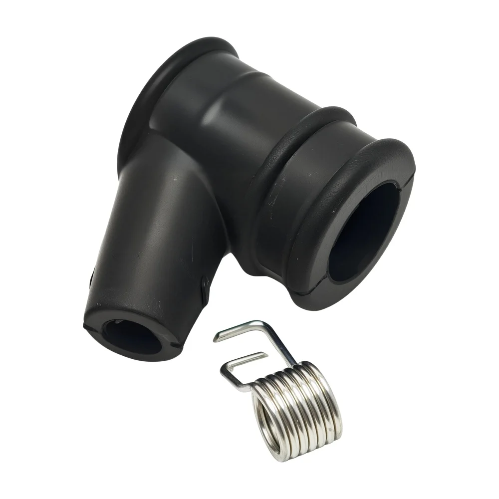 Spark plug ignition cap + ignition spring For chainsaw Petrol Spare Replacement Tool Rubber Cap Accessories Garden Tool Part