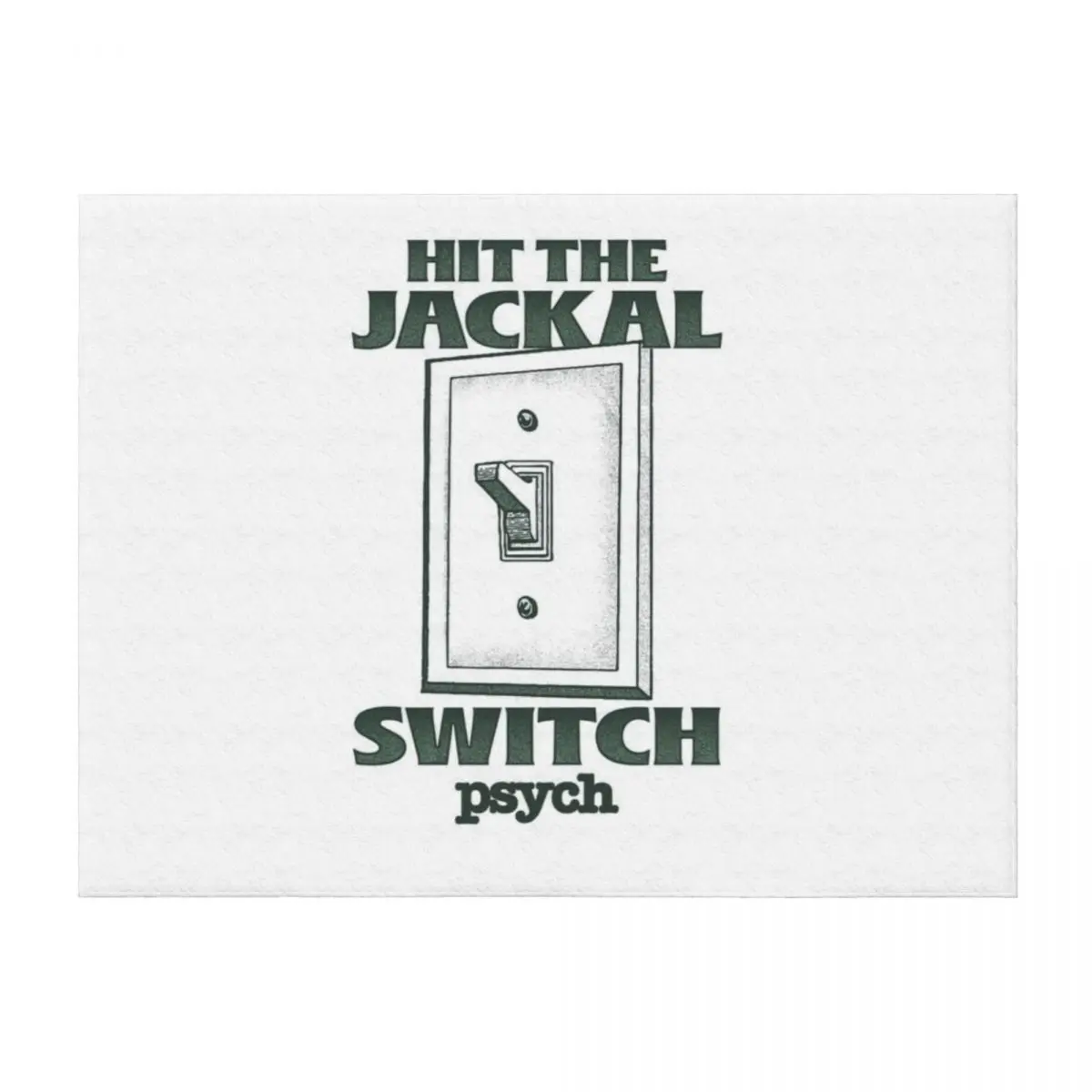 

Psych Hit the Jackal Switch Throw Blanket Blankets For Bed Camping Plaid Extra Large Throw Blankets