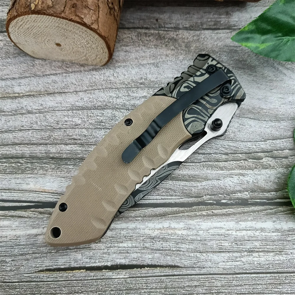 Tactical G10 Handles Folding Pocket Knife 5cr13mov Blade Hunting Knife Camping EDC Survival Hunting Knifes Self Defense Tools