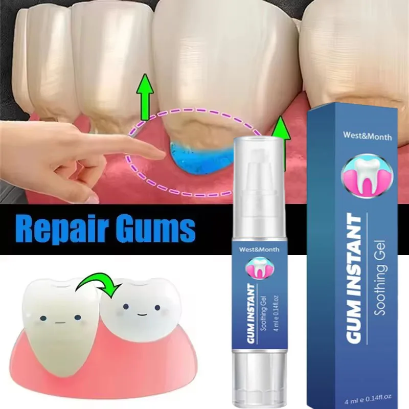 Damaged Gum Repair Care Gel Relieve Sore Gums Allergy Deep Cleaning Teeth Stains Tartar Serum Dental Caries Toothpaste