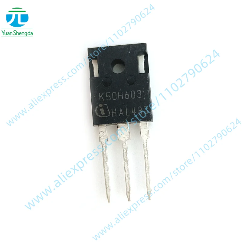 

5PCS New Original IKW50N60H3 600V 50A IGBT Power Transistor TO-247 K50H603