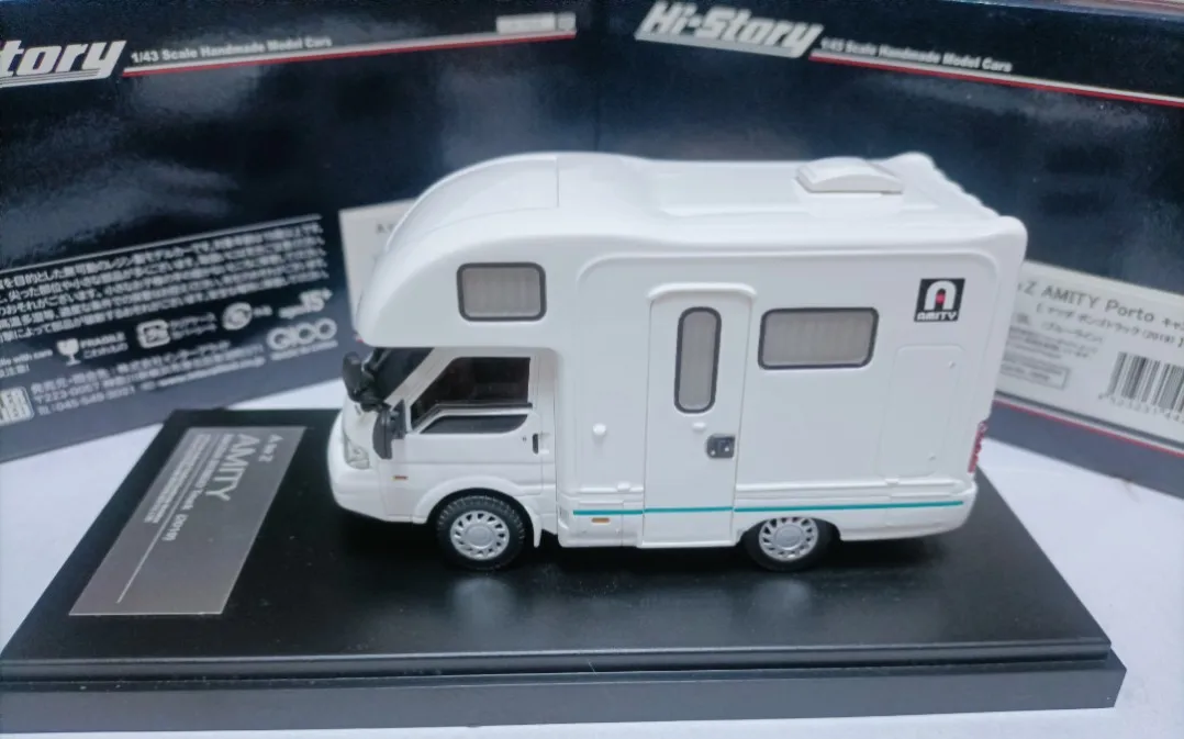 Hi Story 1:43 Atoz Amity Piore 2019 Camper Truck Simulation Limited Edition Resin Metal Static Car Model Gift